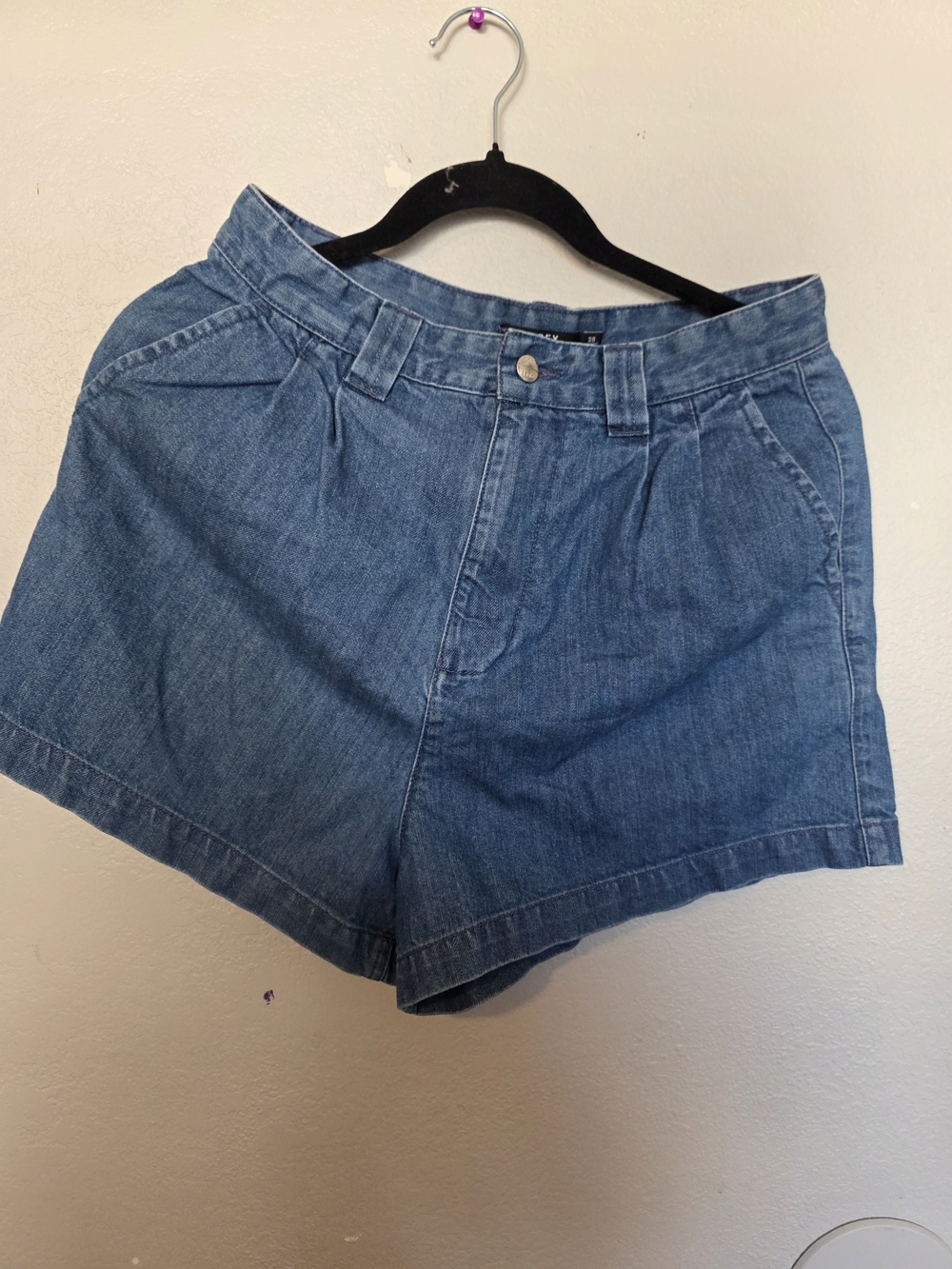 Obey Relaxed-Fit Denim Shorts in Medium Blue